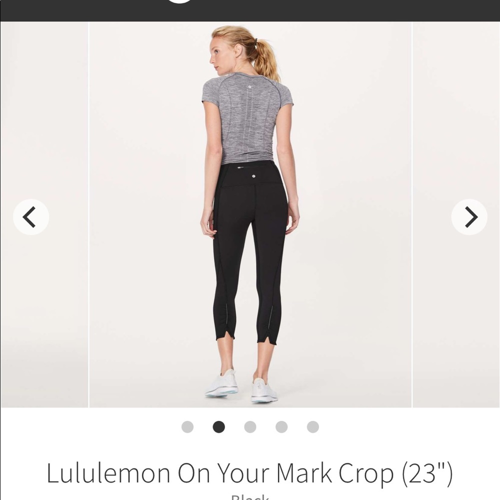 Lululemon On Your Mark Crop